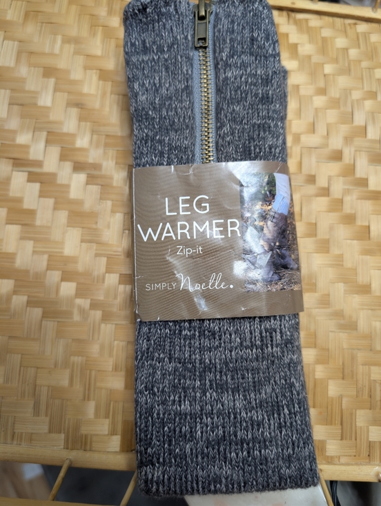 Simply Noelle Accessories - Simply Noelle "Zip It" Leg Warmers – Dark Grey NWT